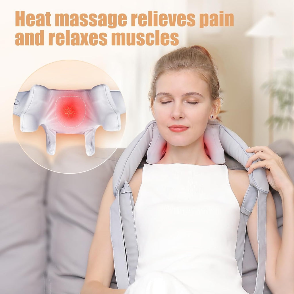 Masajeadora de Cuello con Aplicación de Calor