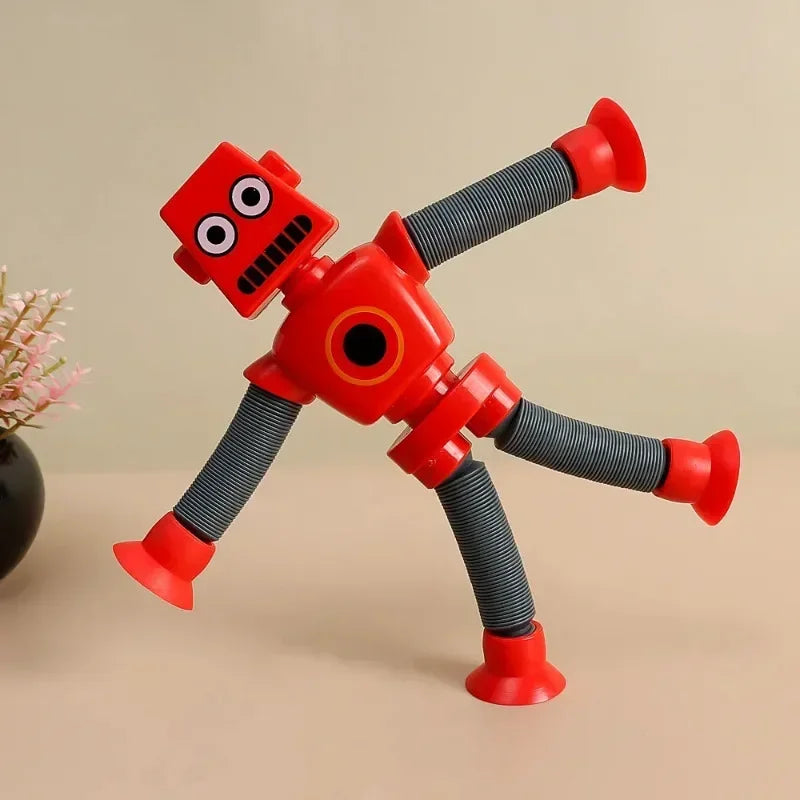 4 Pop Tubes Tubo Fidget Juguete Robots