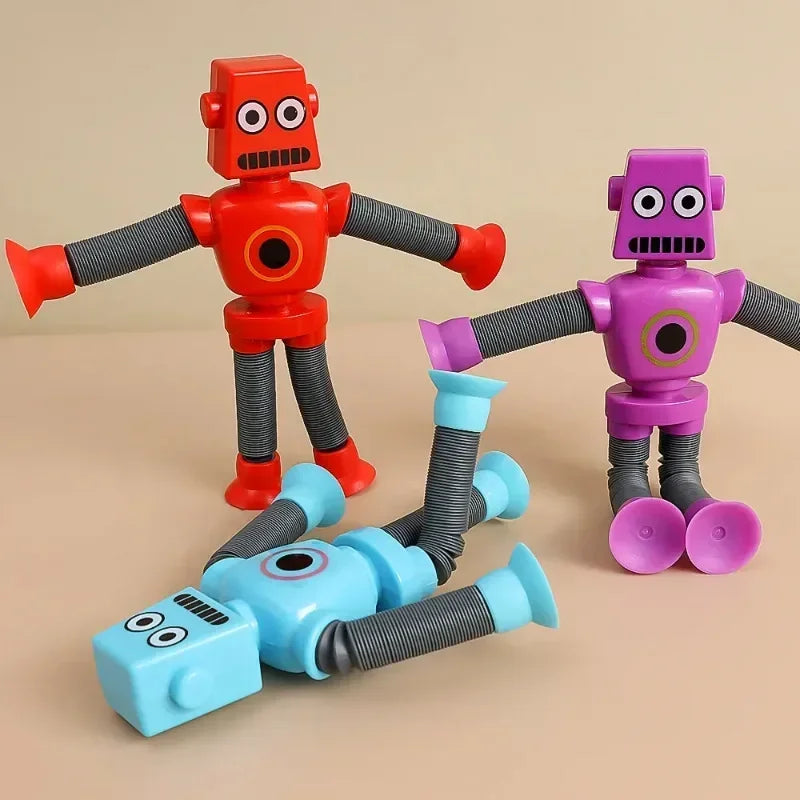 4 Pop Tubes Tubo Fidget Juguete Robots