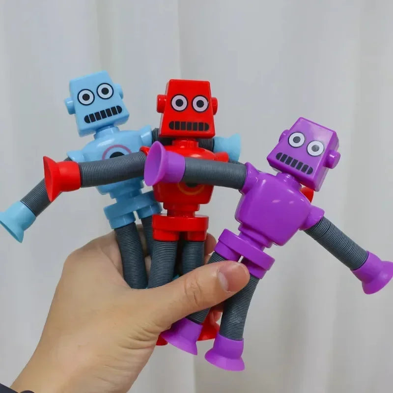 4 Pop Tubes Tubo Fidget Juguete Robots