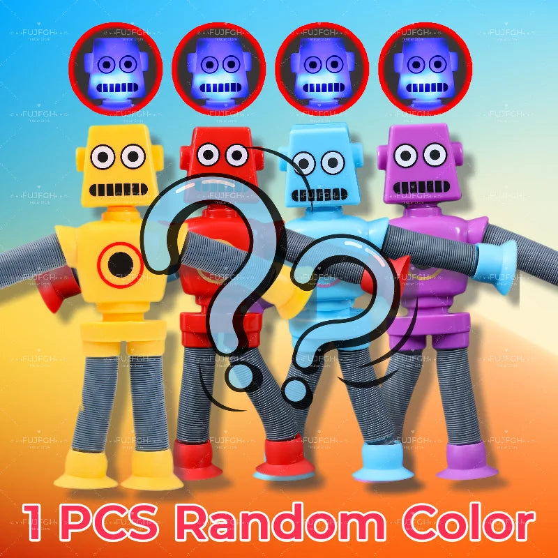 4 Pop Tubes Tubo Fidget Juguete Robots