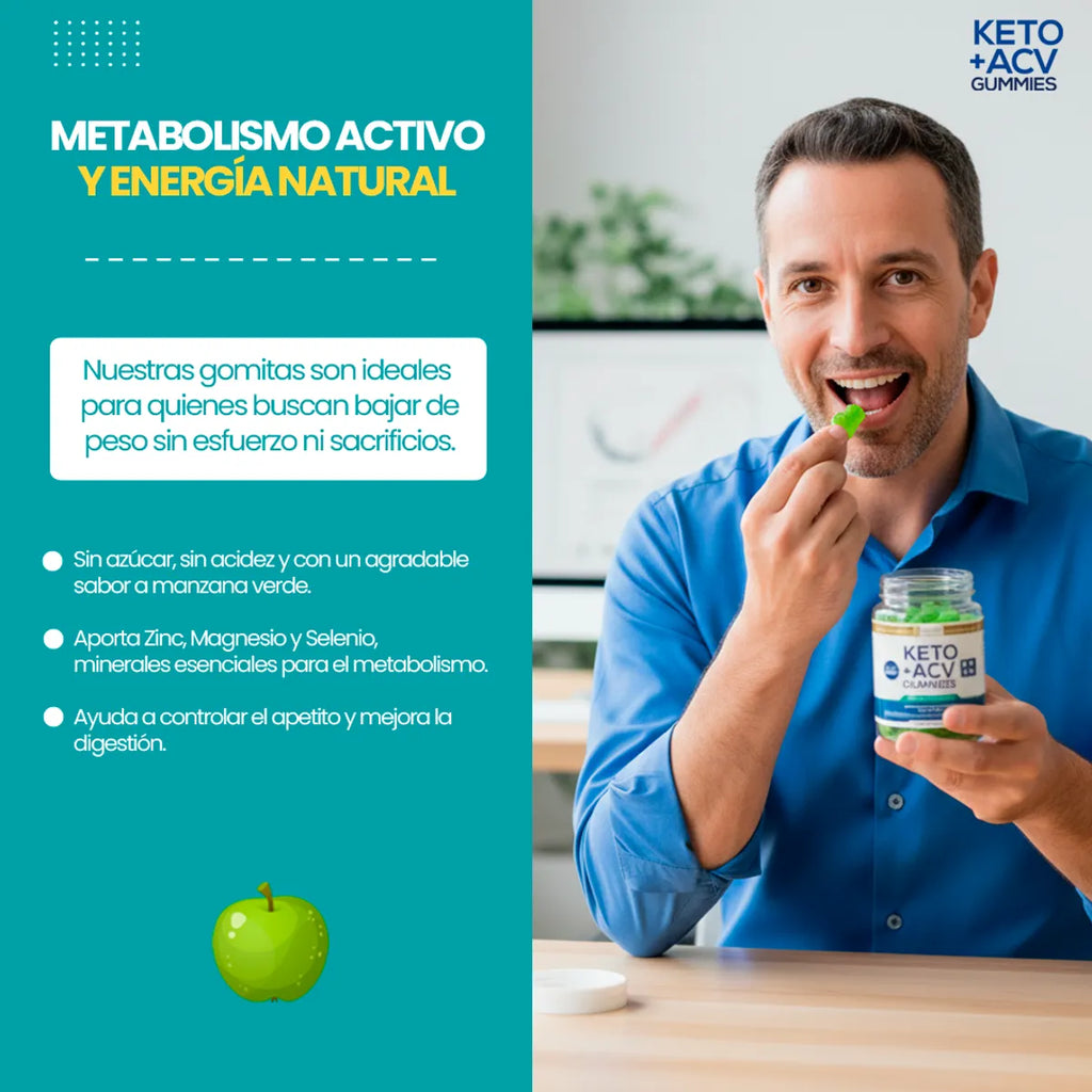 Keto Plus Gomitas Vinagre De Manzana VN