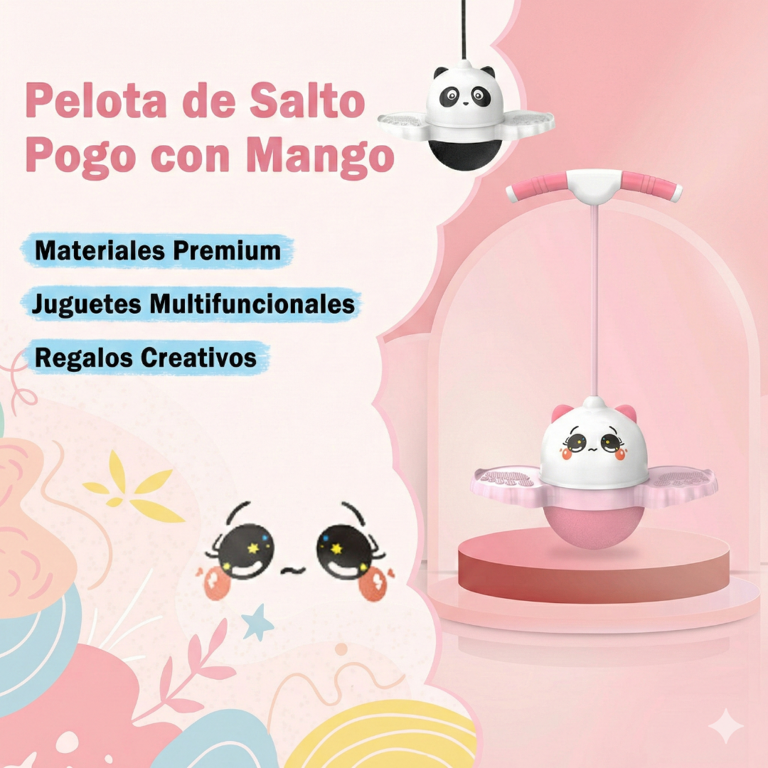 Pogo Ball Saltarín Niños Mango Ajustable
